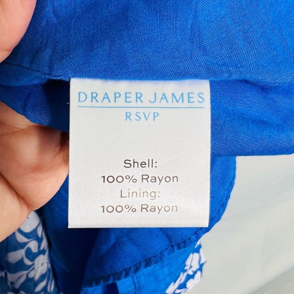 DRAPER JAMES RSVP Ruffle Wrap Dress Small - Picture 11 of 11